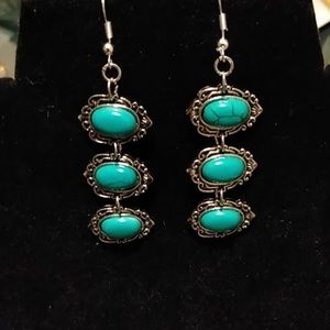 Genuine Turquoise Earrings